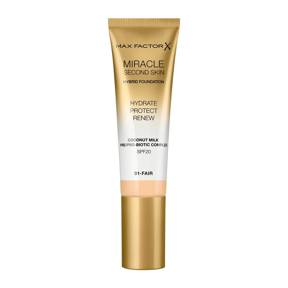 Max Factor Miracle Touch Second Skin 30ml (Various Shades) Zdjęcie 1