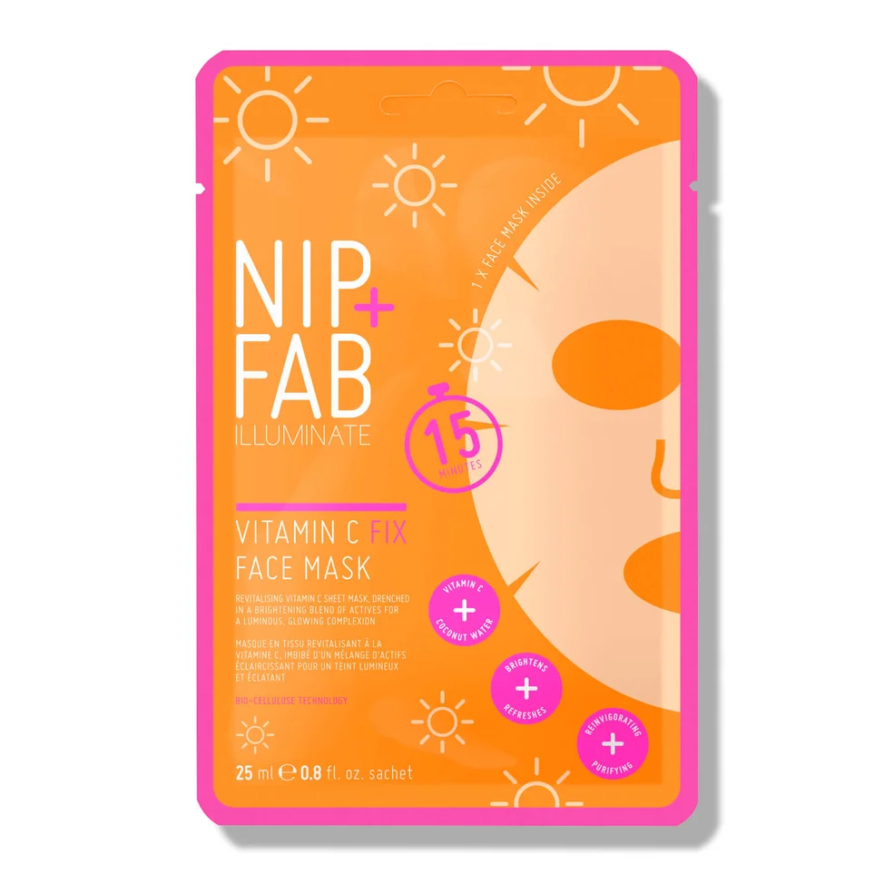 NIP+FAB Vitamin C Fix Sheet Mask (1 Mask) Zdjęcie 1