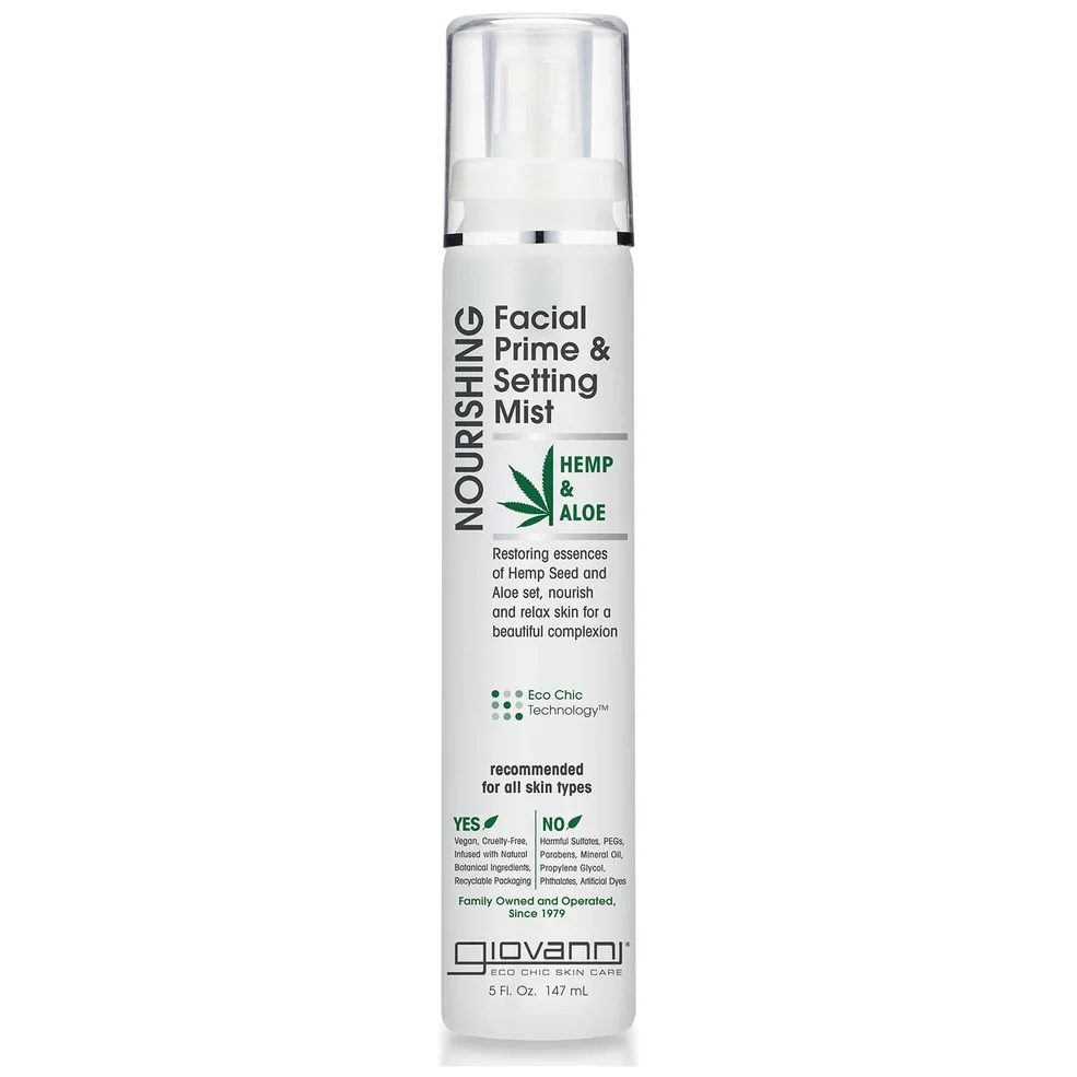 Giovanni Hemp Nourishing Facial Prime and Setting Mist 147ml Zdjęcie 1