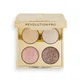 Revolution Pro Crystal Eye Quad paleta 4 cieni do powiek – Gold Crystal 0,8 g