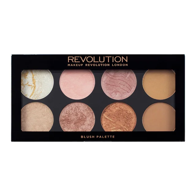 Makeup Revolution Ultra Blush Palette paleta różów do policzków – Golden Sugar