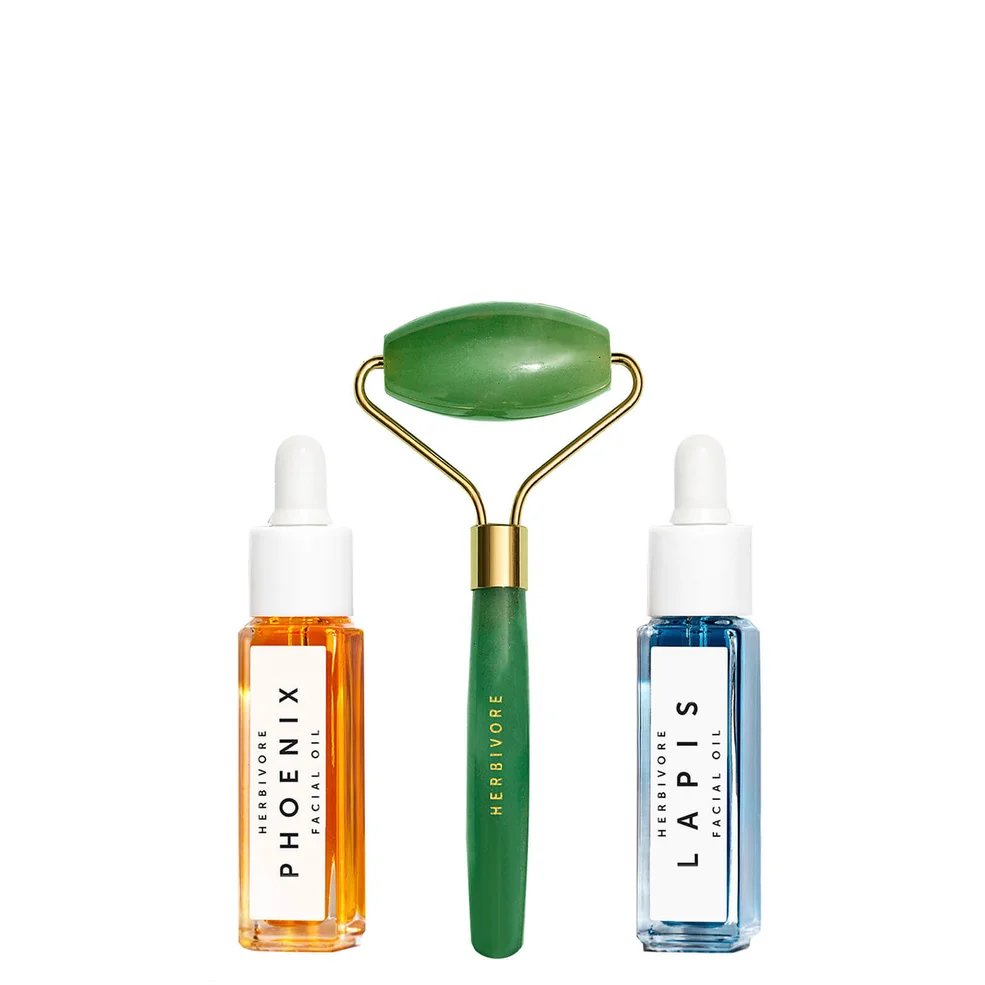 Herbivore De-Puff and Glow Mini Jade Roller Trio Zdjęcie 1