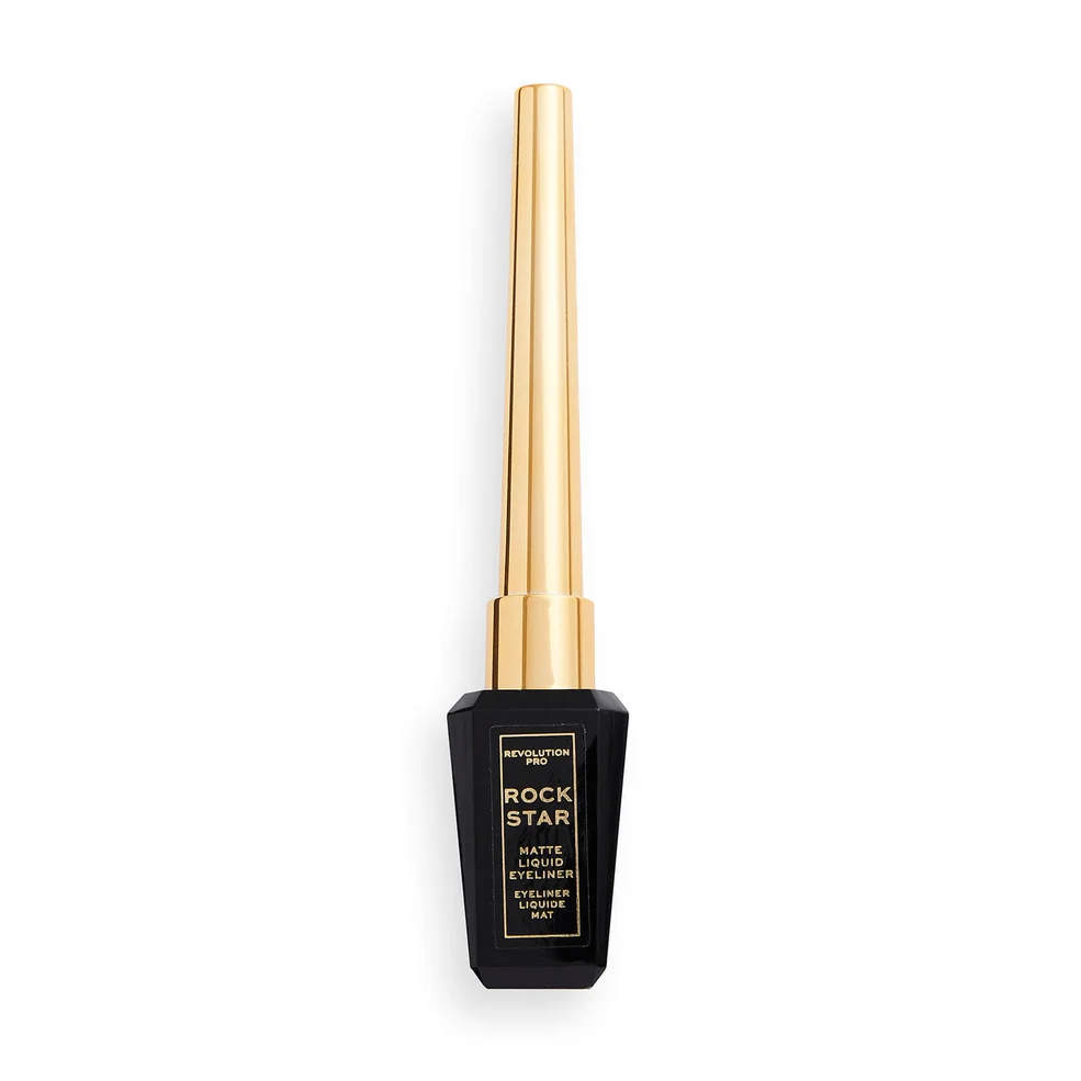 Revolution Pro Rockstar Matte Edition Liquid Eyeliner eyeliner w płynie czarny Zdjęcie 1