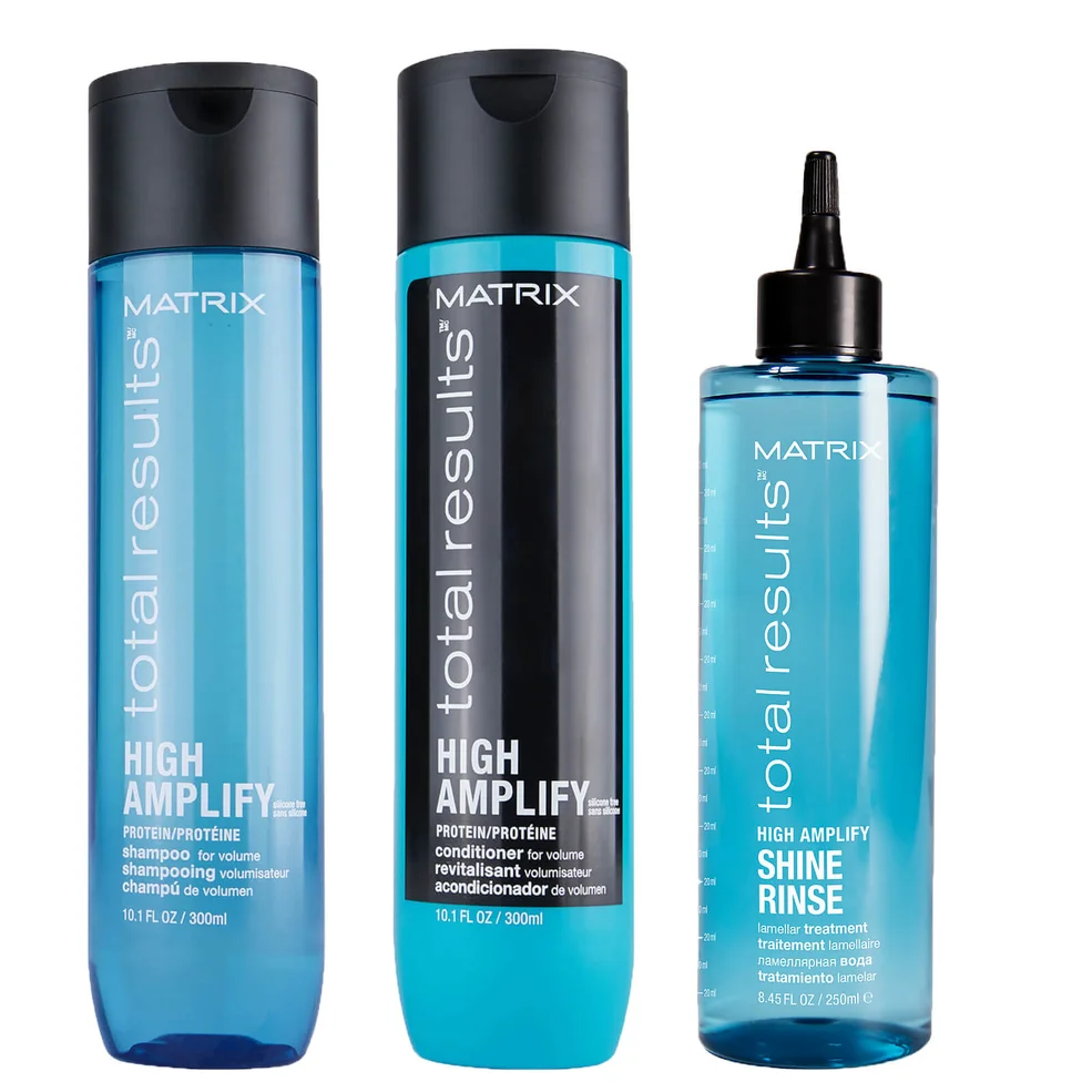 Matrix Total Results Volumising High Amplify Shampoo, Conditioner and Lamellar Treatment for Fine and Flat Hair Zdjęcie 1