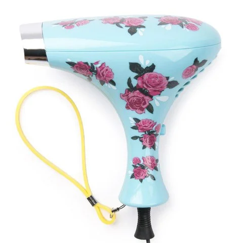 Corioliss Vintage Blue Floral Hair Dryer Zdjęcie 1