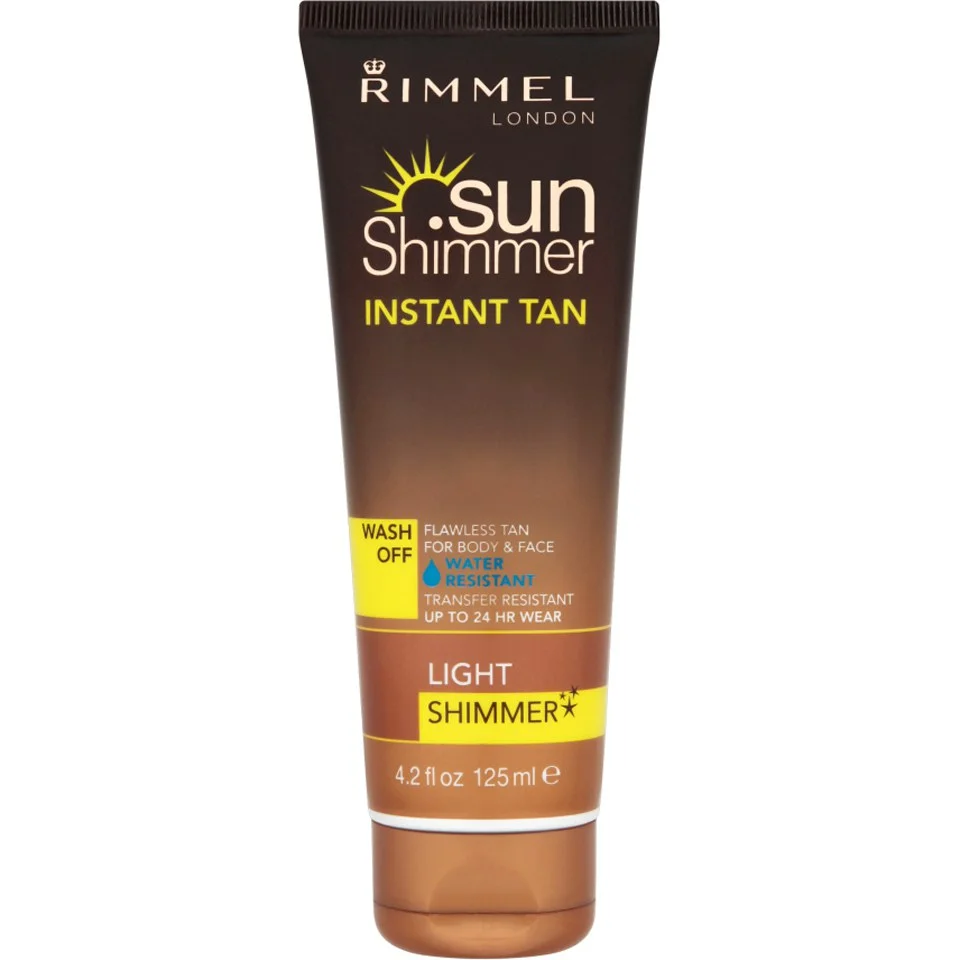 Rimmel Sunshimmer Water Resistant Wash Off Instant Tan – samoopalacz (125 ml) Zdjęcie 1