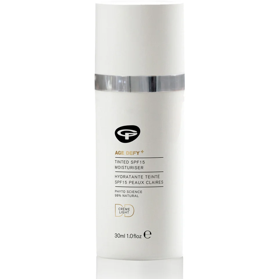 Green People Age Defy+ Tinted DD Moisturiser nawilżający krem DD z filtrem SPF 15 - Light (30 ml) Zdjęcie 1