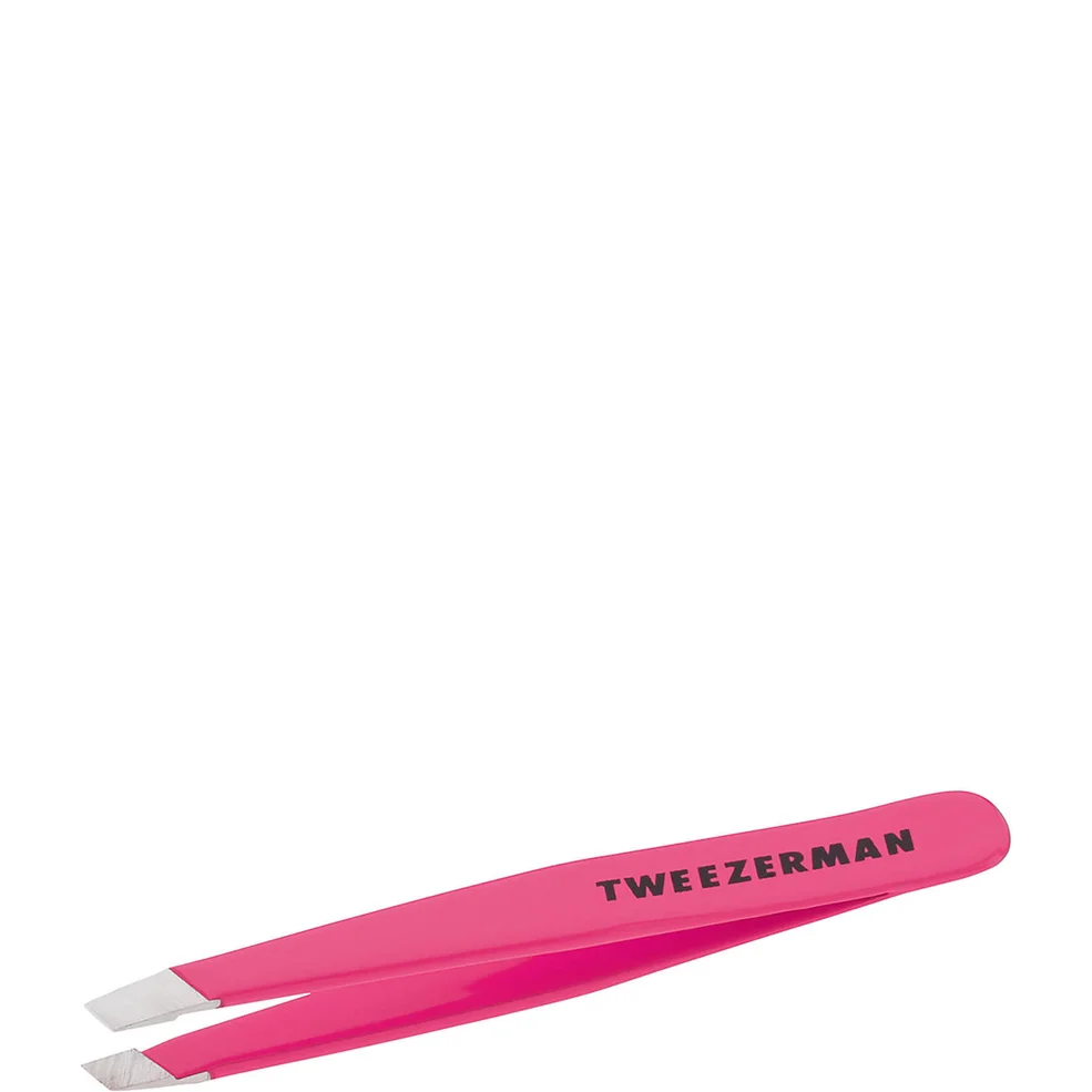 Tweezerman Mini Slant Tweezer minipęseta –Flamingo Pink Zdjęcie 1