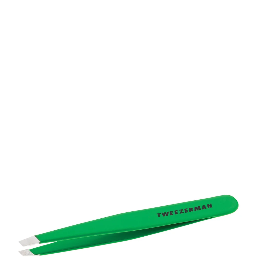 Tweezerman Slant® pęseta – Apple Green Zdjęcie 1
