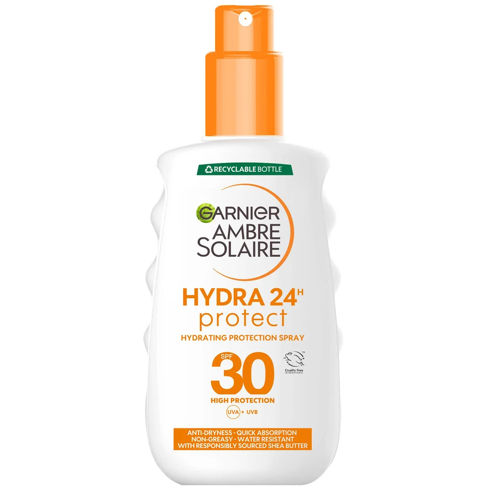 Garnier Ambre Solaire mocno nawilżający krem do opalania w sprayu SPF 30, 200 ml Zdjęcie 1