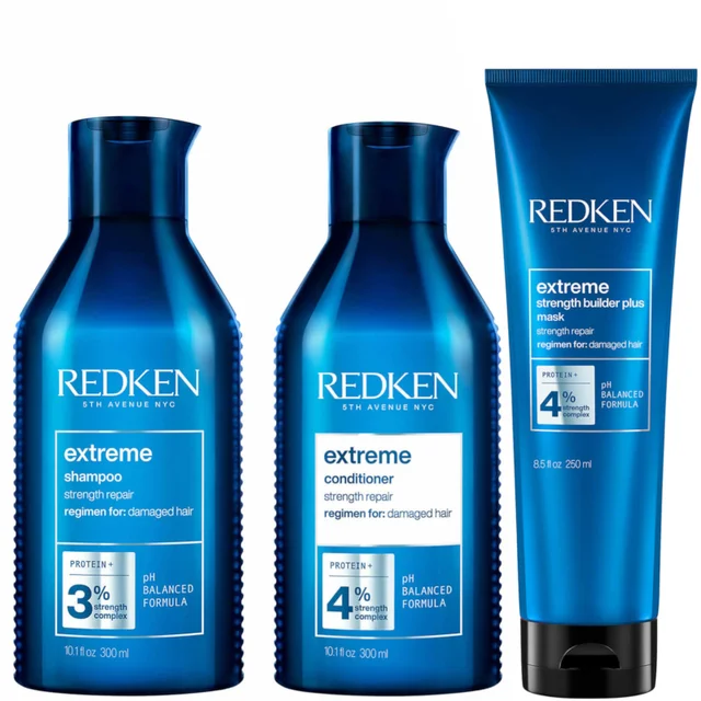 Redken Extreme +2 zestaw produktów do odbudowy włosów (3 produkty)