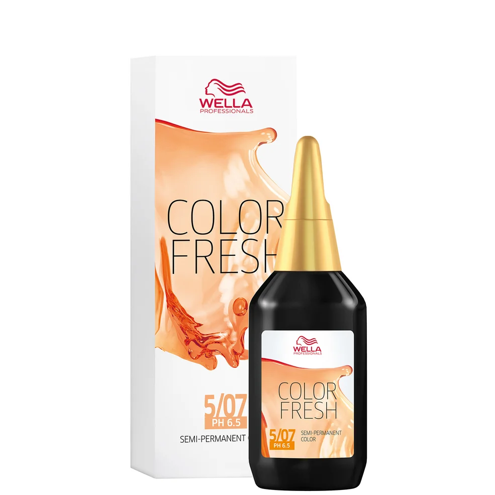 Wella Professionals Color Fresh Semi-Permanent Colour - 5/07 Natural Light Brown 75ml Zdjęcie 1