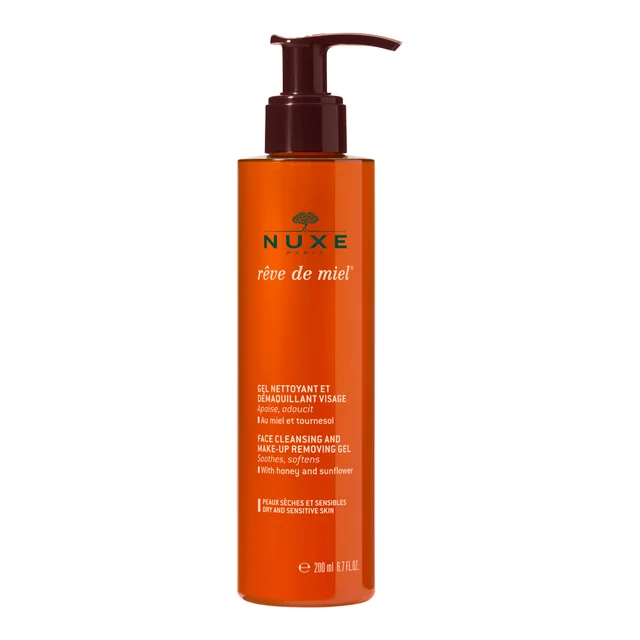 NUXE Rêve de Miel Face Cleansing and Makeup Removing Gel żel oczyczający do demakijażu 200 ml