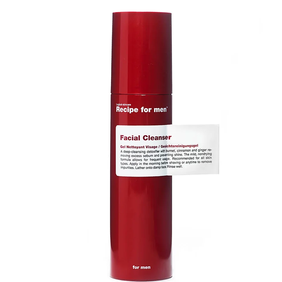 Recipe for Men Facial Cleanser żel oczyszczający do twarzy (100 ml) Zdjęcie 1