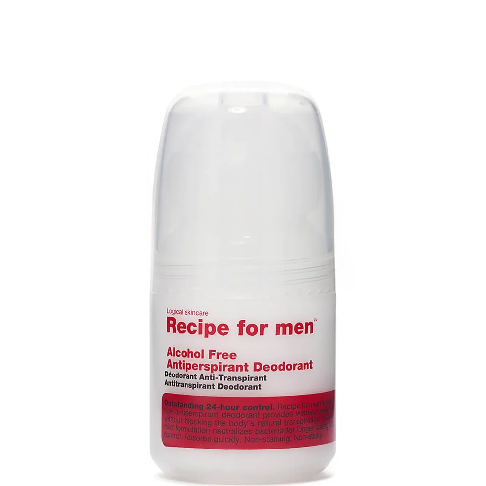 Recipe for Men - Alcohol Free Antiperspirant Roll On Deodorant antyperspirant w kulce (60 ml) Zdjęcie 1