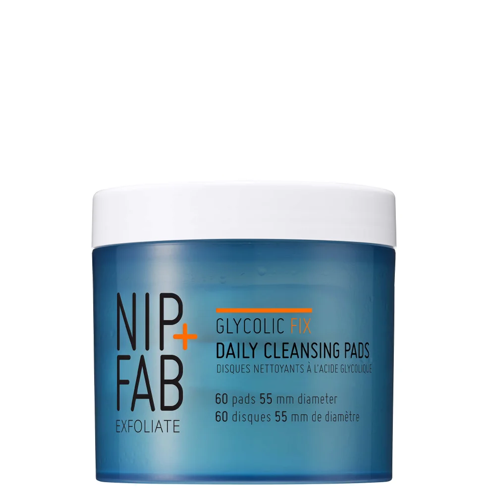 NIP+FAB Glycolic Fix waciki oczyszczające do codziennego zastosowania - 60 wacików Zdjęcie 1