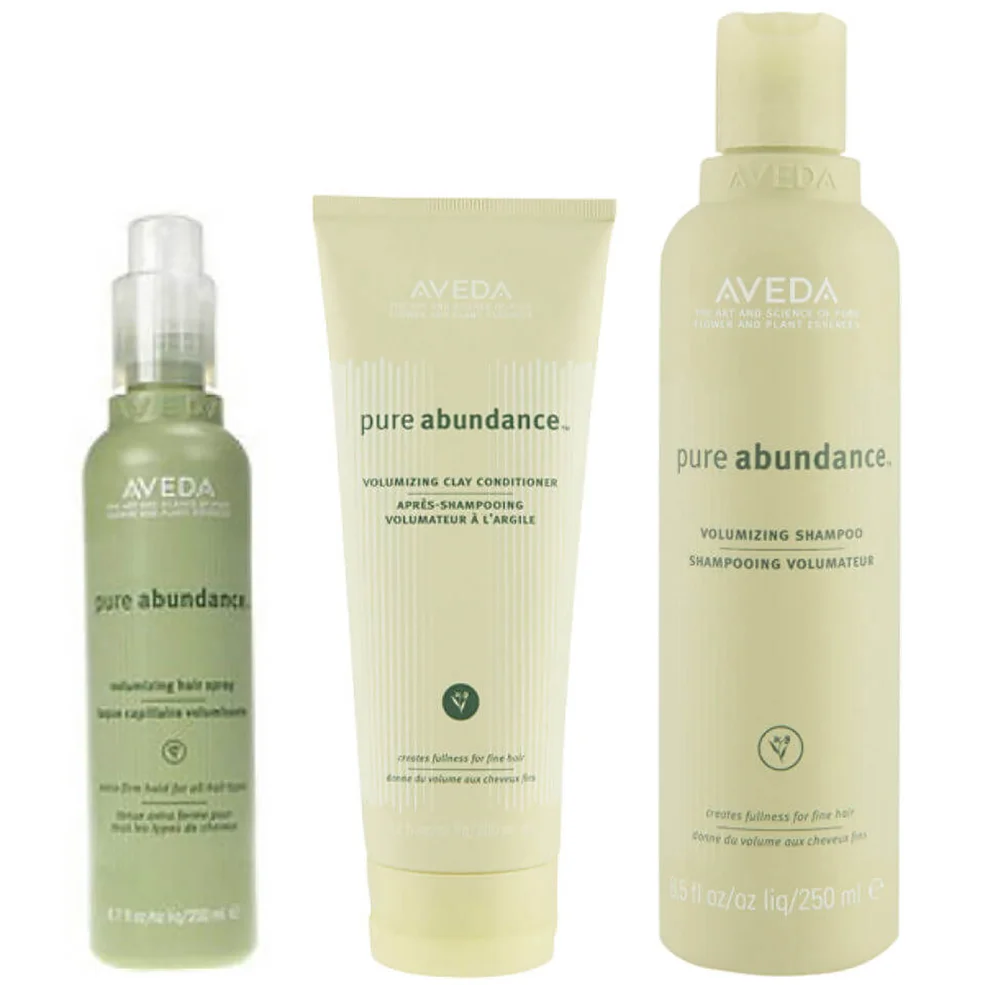 Aveda Pure Abundance Volumising Trio- Shampoo, Conditioner & Hair Spray szampon, odżywka i lakier do włosów Zdjęcie 1