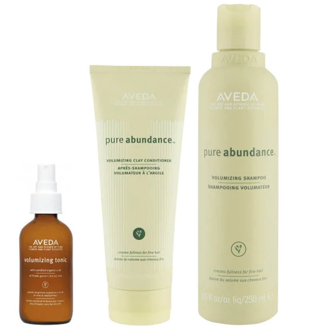 Aveda Pure Abundance Volumising Trio - szampon, odżywka do włosów i tonik do włosów dodający objętości