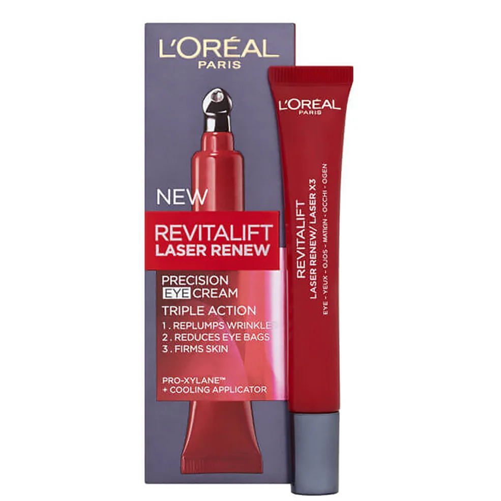 L'Oréal Paris Dermo Expertise Revitalift Laser Renew Precision Eye Cream – Triple Action krem pod oczy (15 ml) Zdjęcie 1