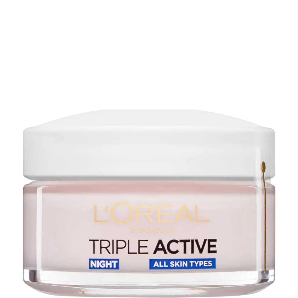 L'Oréal Paris Dermo Expertise Triple Active Hydrating Night Moisturiser preparat nawadniający na noc (50 ml) Zdjęcie 1