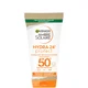 Garnier Ambre Solaire Ultra-Hydrating Sun Cream nawadniający krem do opalania z filtrem SPF 50+ 50 ml wielkość podróżna