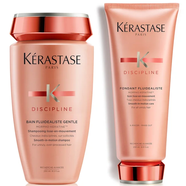 Kérastase Discipline Bain Fluidealiste (250 ml) and Fondant Fluidealiste (200 ml) zestaw kąpiel i odżywka do włosów