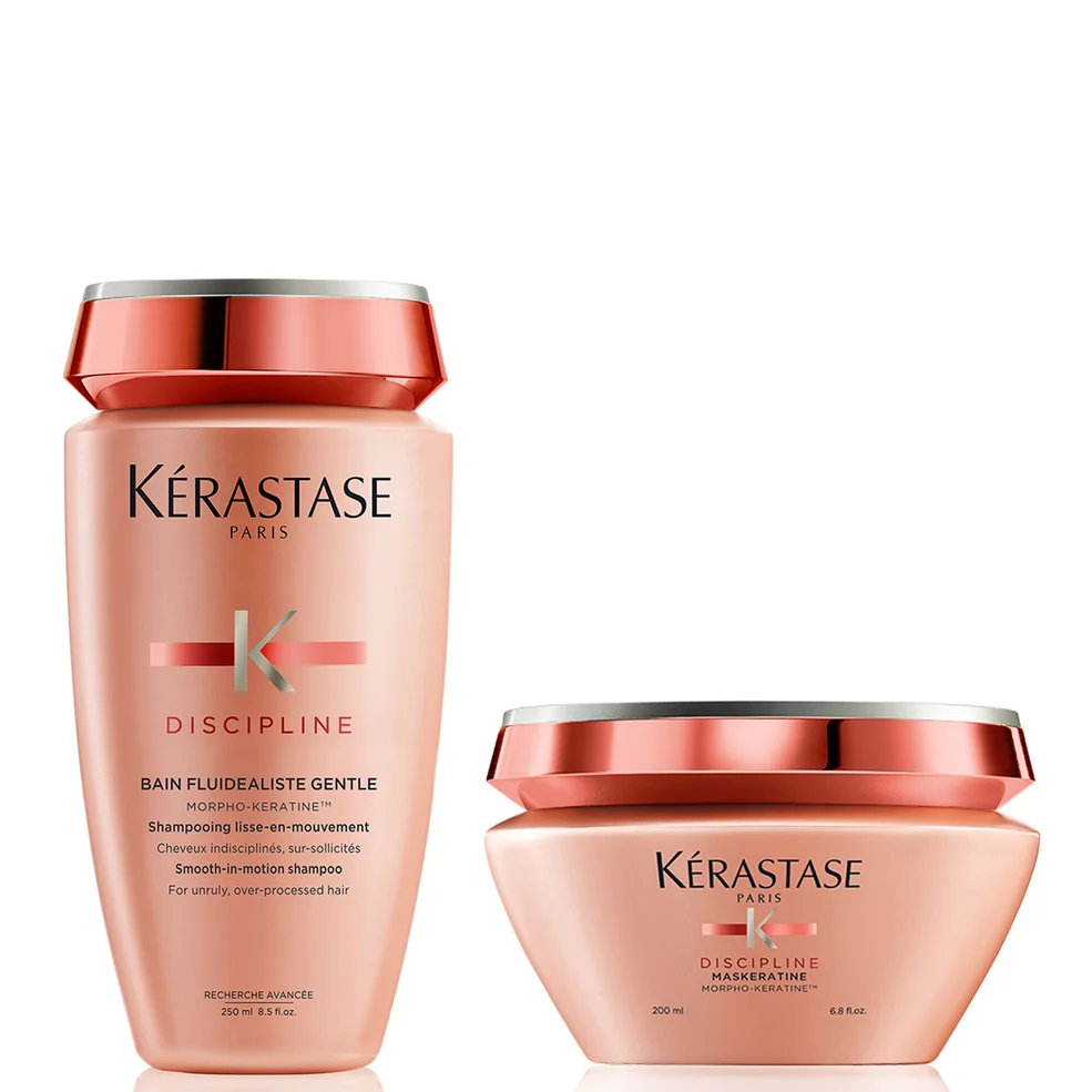 Kérastase Discipline Bain Fluidealiste (250 ml) and Fondant Fluidealiste (200 ml) zestaw kąpiel bez siarczanów i maska do włosów Zdjęcie 1