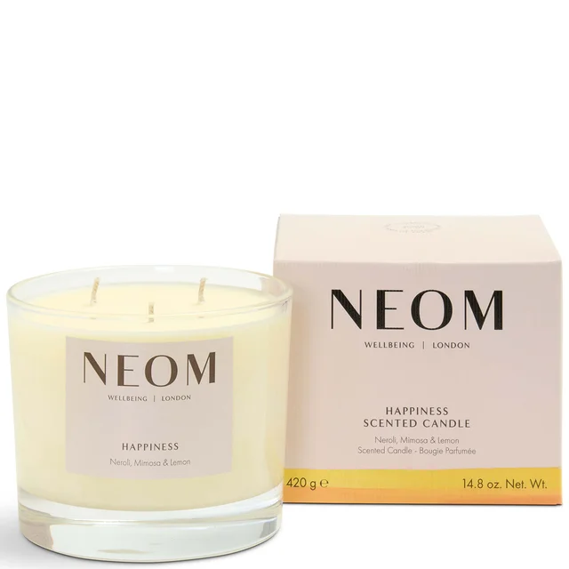 NEOM Happiness Scented 3 Wick Candle świeca zapachowa
