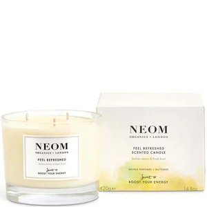 NEOM Feel Refreshed Scented 3 Wick Candle - undefined undefined