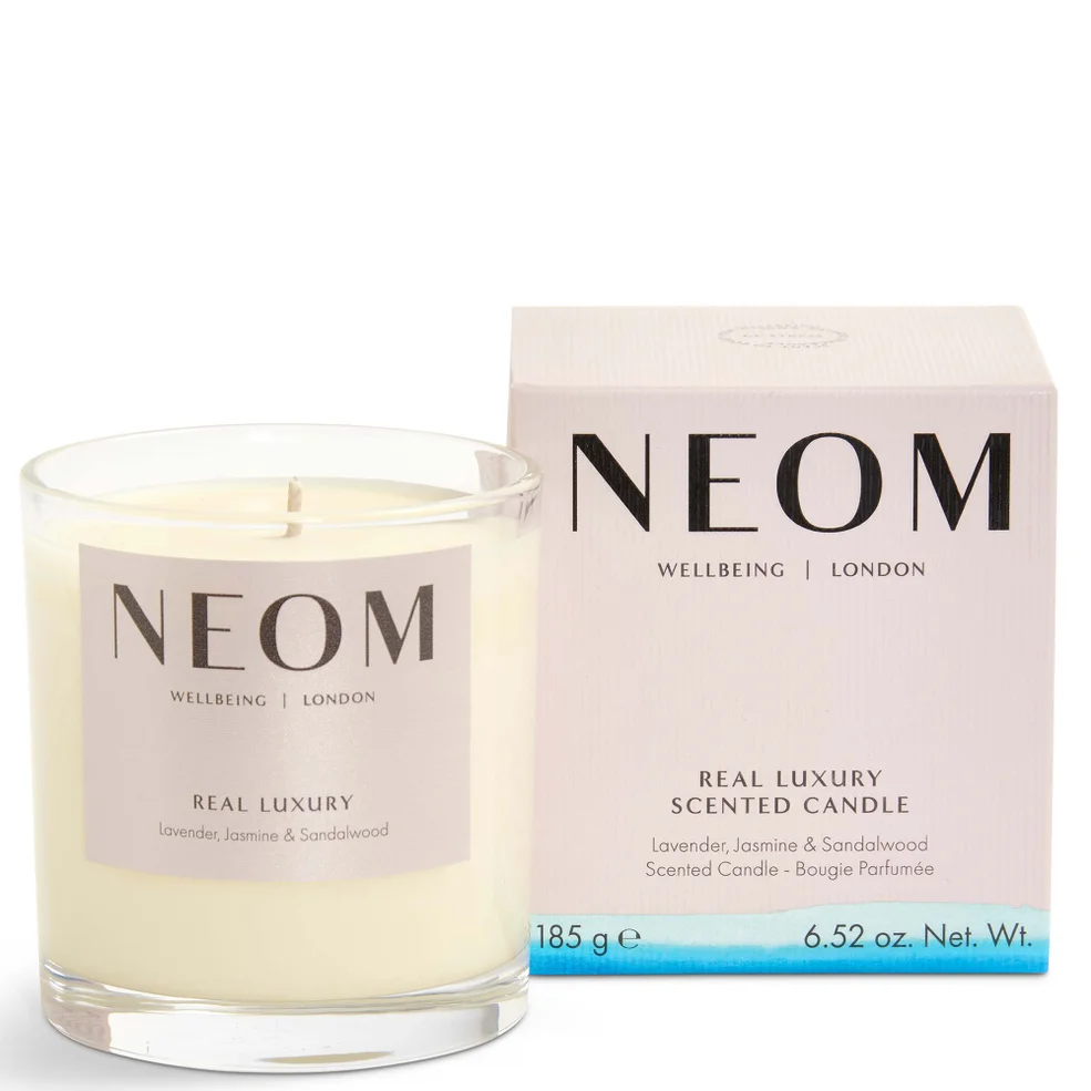 NEOM Real Luxury De-Stress Scented 1 Wick Candle świeca zapachowa Zdjęcie 1