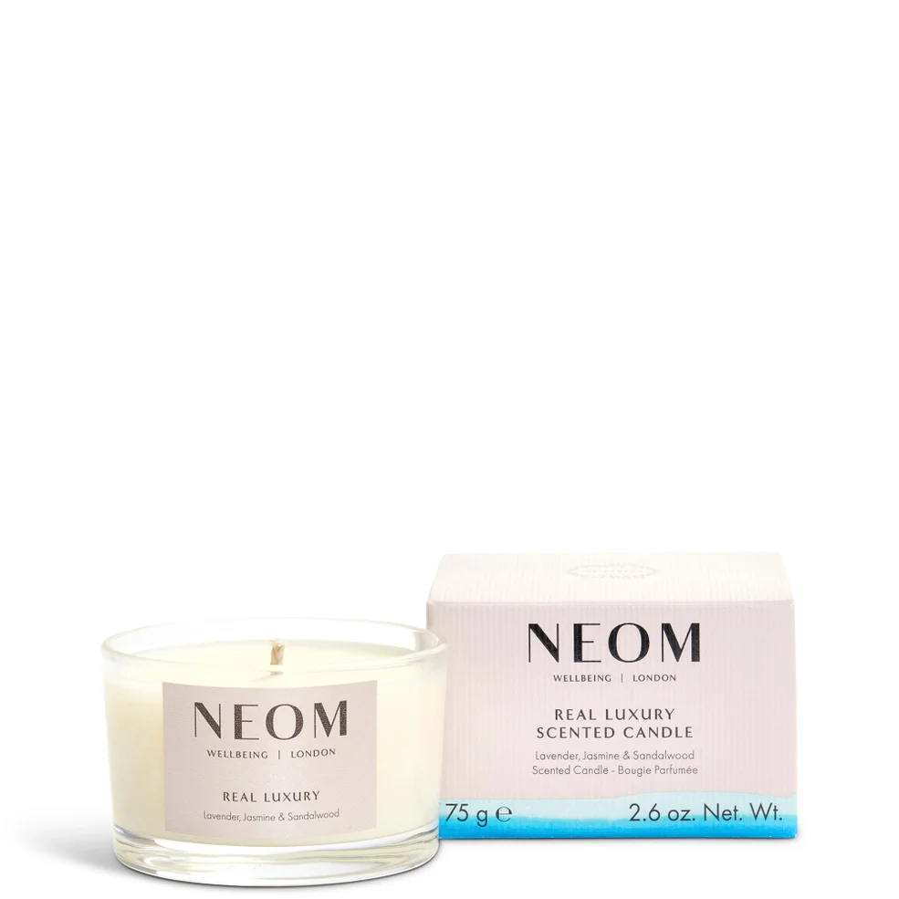 NEOM Real Luxury De-Stress Travel Scented Candle świeca zapachowa Zdjęcie 1