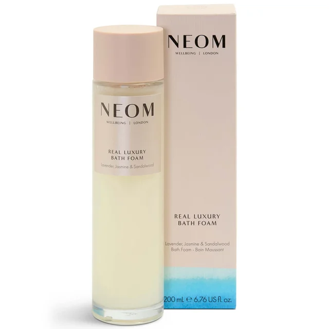 NEOM Real Luxury De-Stress Bath Foam pianka do kąpieli (200 ml)