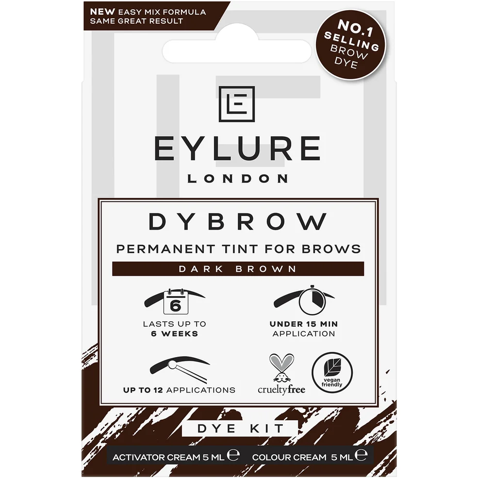 Zestaw do henny brwi Eylure Pro-Brow Dybrow – Dark Brown Zdjęcie 1