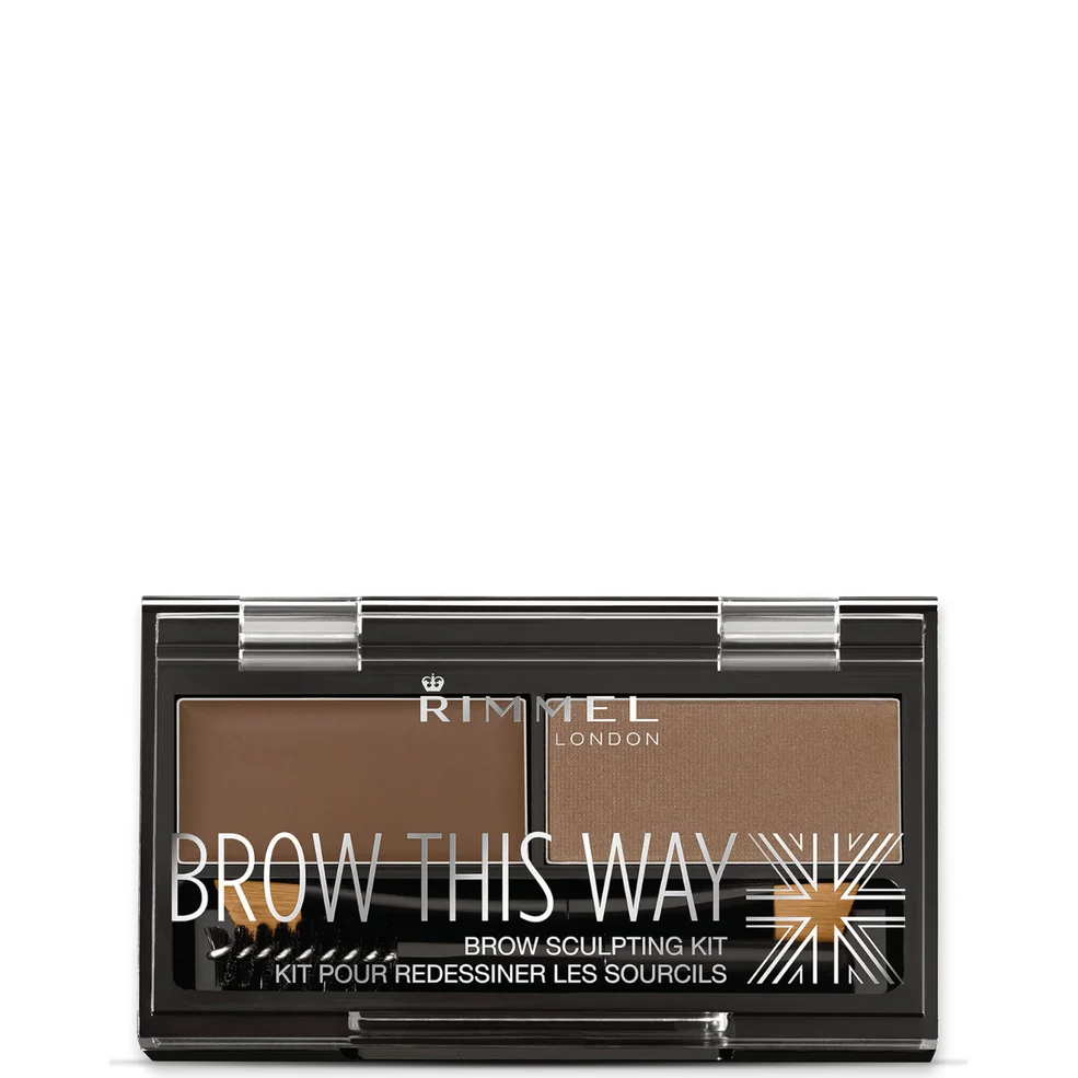 Rimmel Brow This Way Eyebrow Kit (Various Shade) Zdjęcie 1
