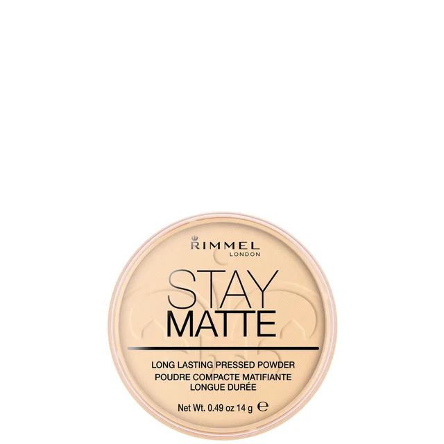Rimmel Stay Matte Pressed Powder matujący puder prasowany – transparentny