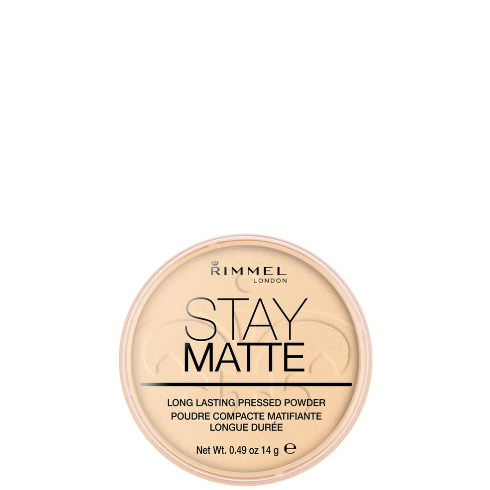 Rimmel Stay Matte Pressed Powder matujący puder prasowany – transparentny Zdjęcie 1