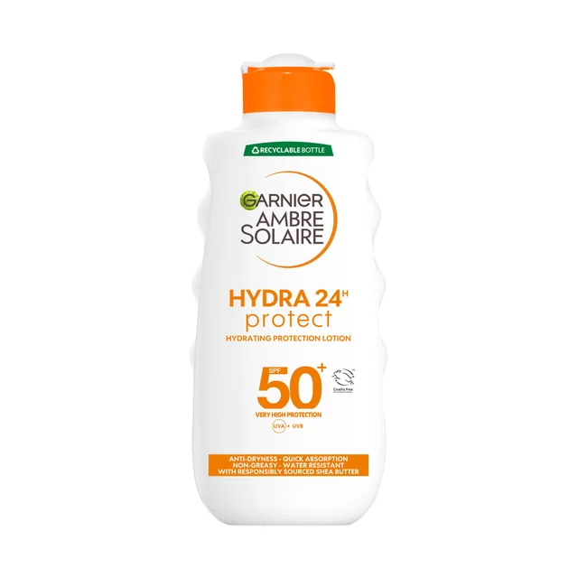 Ambre Solaire Ultra-Hydrating Shea Butter Sun Protection Cream nawadniający krem z masłem shea i filtrem SPF 50 200 ml