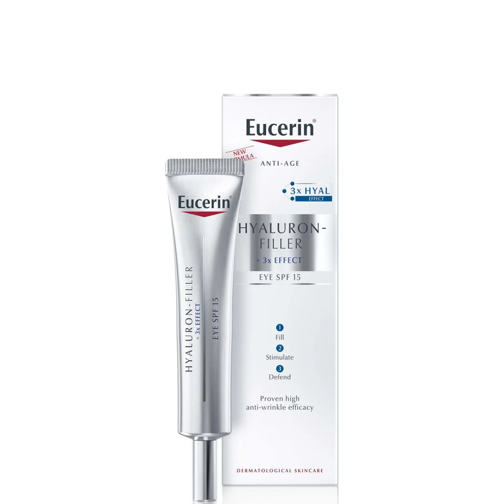 Eucerin Hyaluron-Filler Eye Cream SPF15 krem pod oczy z kwasem hialuronowym 15 ml Zdjęcie 1