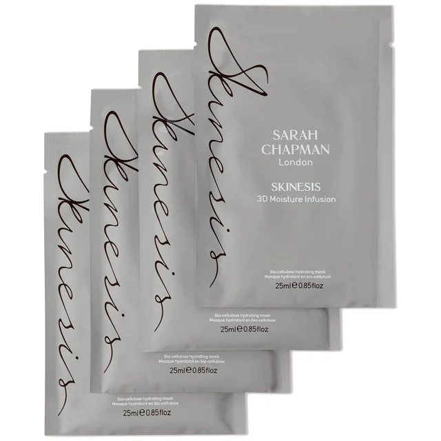 Sarah Chapman Skinesis 3D Moisture Infusion maska do twarzy (4 x 25 ml)