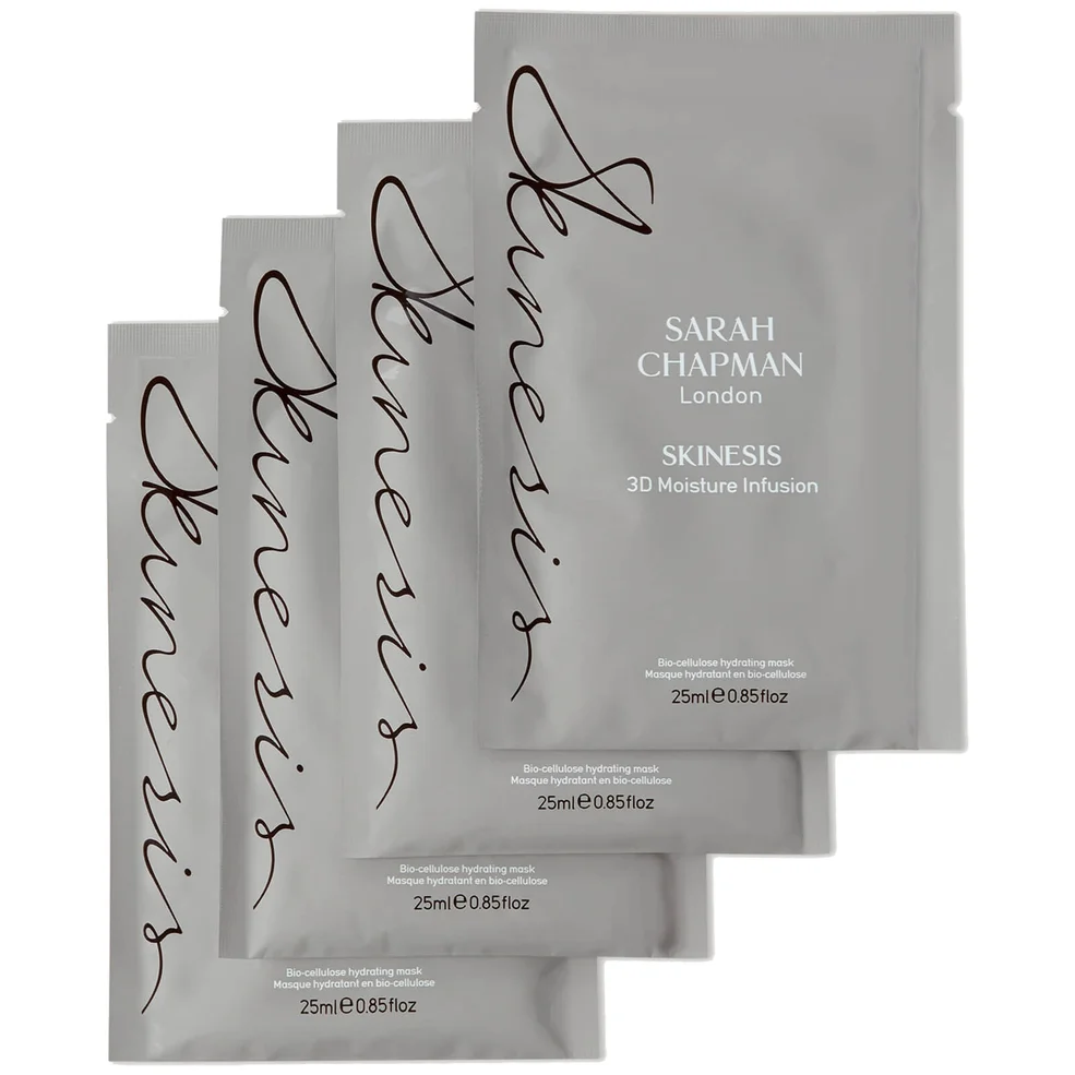 Sarah Chapman Skinesis 3D Moisture Infusion maska do twarzy (4 x 25 ml) Zdjęcie 1