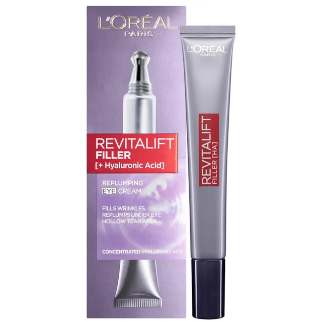 L’Oréal Paris Revitalift Filler Renew Eye Cream odbudowujący krem pod oczy (15 ml)