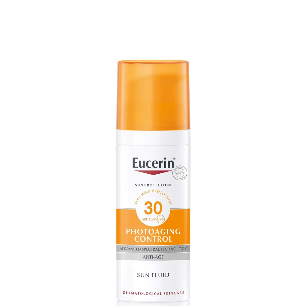 Eucerin® Sun Protection Sun Fluid Face SPF 30 filtr przeciwsłoneczny do twarzy w płynie (50 ml) Zdjęcie 1