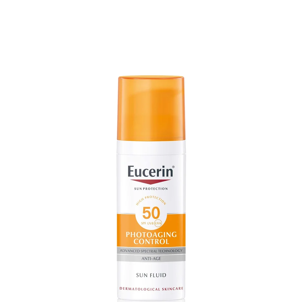 Eucerin® Sun Protection Sun Fluid Face SPF 50 filtr przeciwsłoneczny do twarzy w płynie (50 ml) Zdjęcie 1