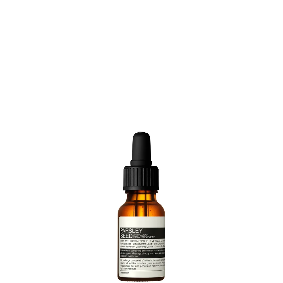 Aesop Parsley Seed Anti-Oxidant Facial Treatment kuracja antyoksydacyjna do twarzy z nasion pietruszki 15 ml Zdjęcie 1