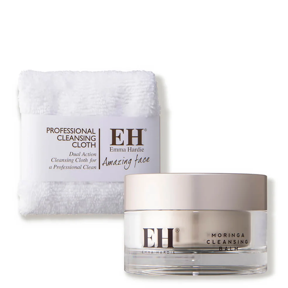 Emma Hardie Moringa Cleansing Balm with Professional Cleansing Cloth balsam oczyszczający ze ściereczką oczyszczającą 100 ml Zdjęcie 1