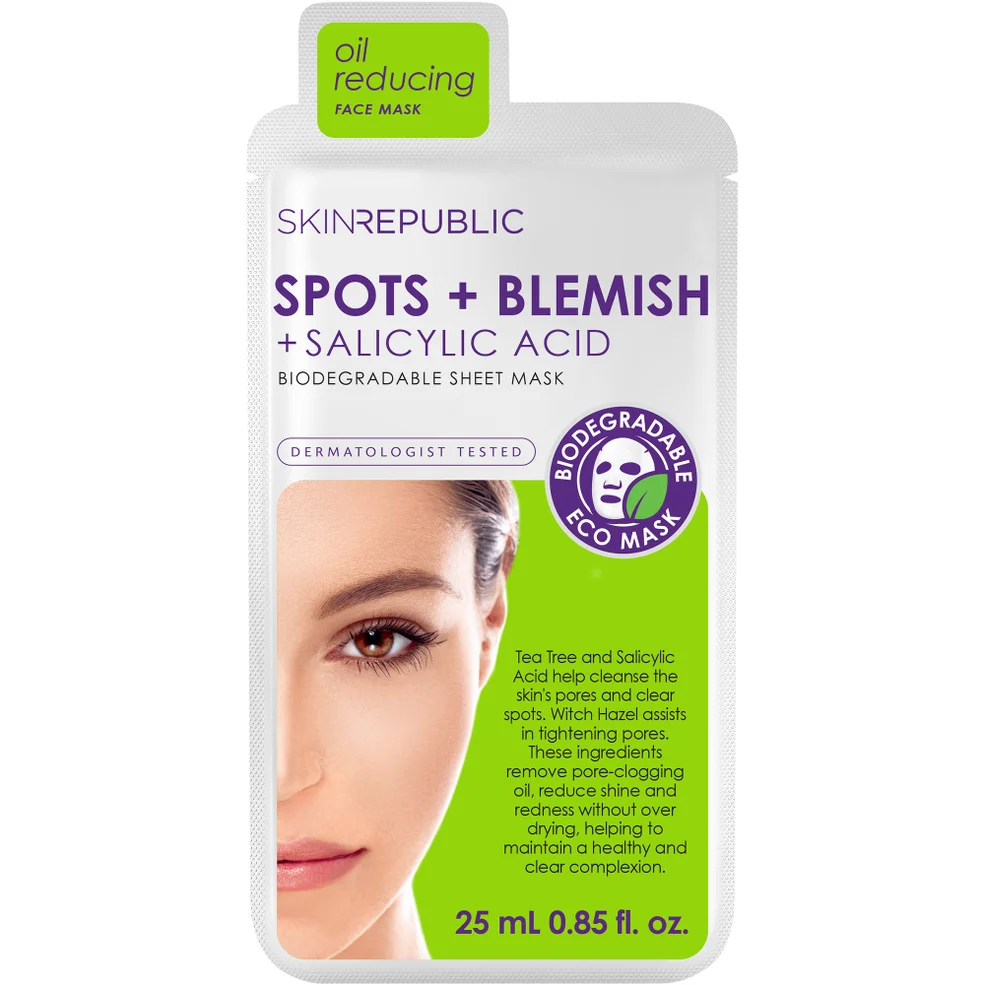 Skin Republic Spots and Blemish Face Mask (25ml) Zdjęcie 1