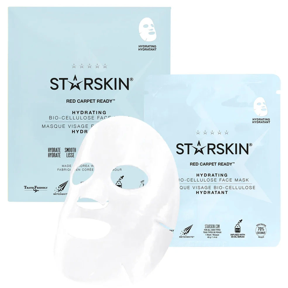 STARSKIN Red Carpet Ready - Hydrating Coconut Bio-Cellulose Second Skin Maska nawilżająca do twarzy Zdjęcie 1