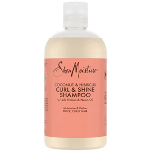 Shea Moisture Coconut & Hibiscus Curl & Shine Shampoo szampon do włosów kręconych 379 ml - undefined undefined