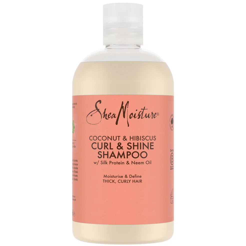 Shea Moisture Coconut & Hibiscus Curl & Shine Shampoo szampon do włosów kręconych 379 ml Zdjęcie 1