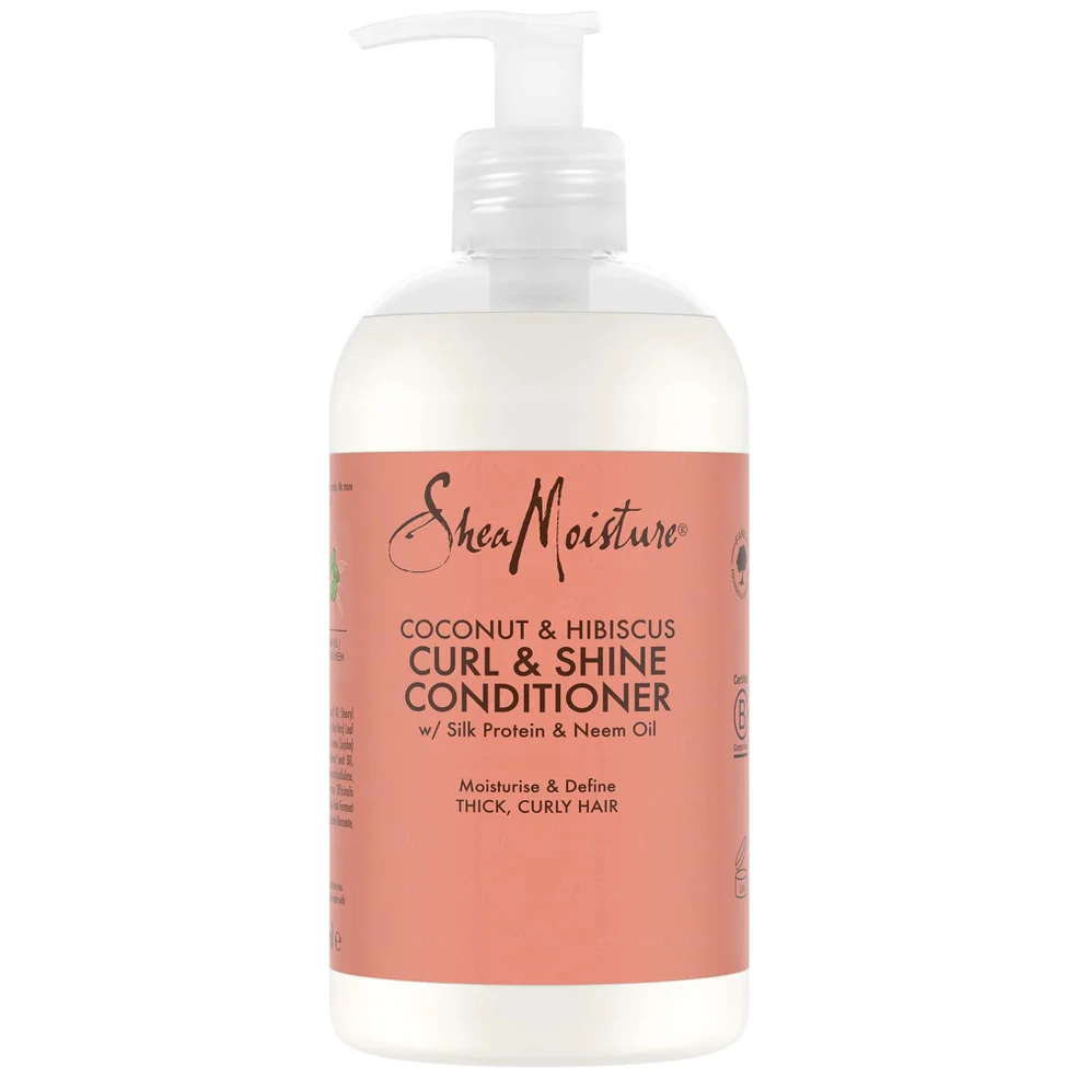 Shea Moisture Coconut & Hibiscus Curl & Shine Conditioner odżywka do włosów kręconych 384 ml Zdjęcie 1
